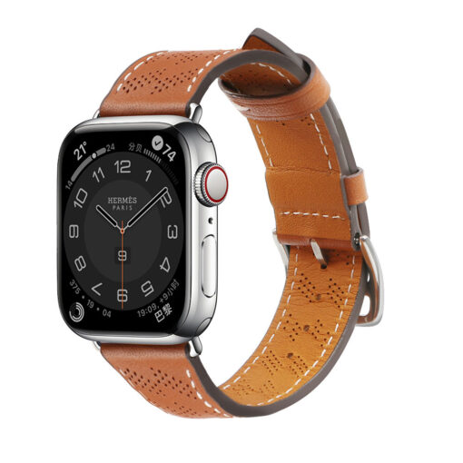 Apple Watch 414038mm Stiilne nahkrihm pruun