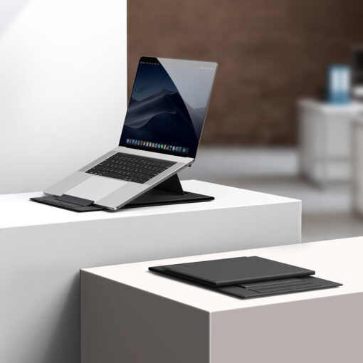 Laptopi ja sulearvuti alus kuni 16 ekraanile reguleeritava korgusega must SUZB A01 8