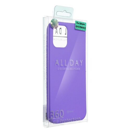 Samsung Galaxy A12 umbris Roar Colorful Jelly silikoonist lilla 5