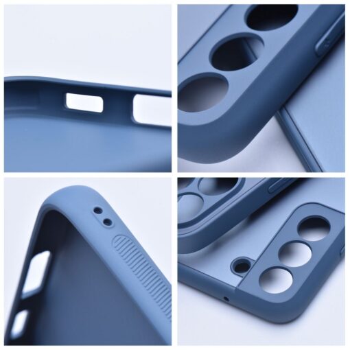 Samsung Galaxy A52 A52S umbris Roar Matte Glass silikoonist servade ja plastikust tagusega sinine 6