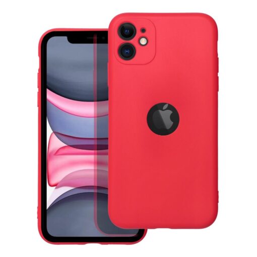 iPhone 11 umbris SOFT silikoonist punane