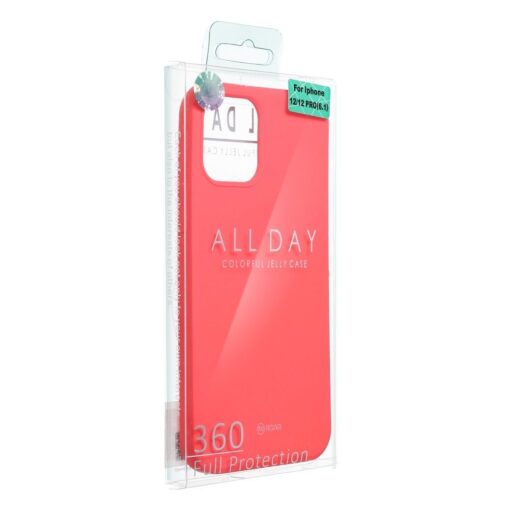iPhone 12 PRO MAX umbris Roar Colorful Jelly silikoonist virsik roosa 5