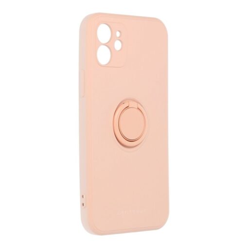 iPhone 12 umbris Roar Amber silikoonist roosa