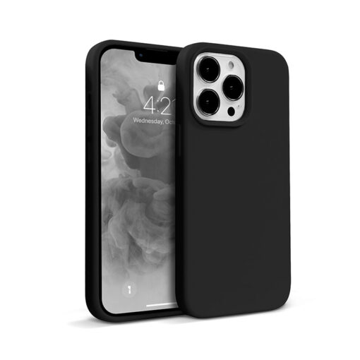 iPhone 13 Pro umbris silikoonist Crong Color Cover Black