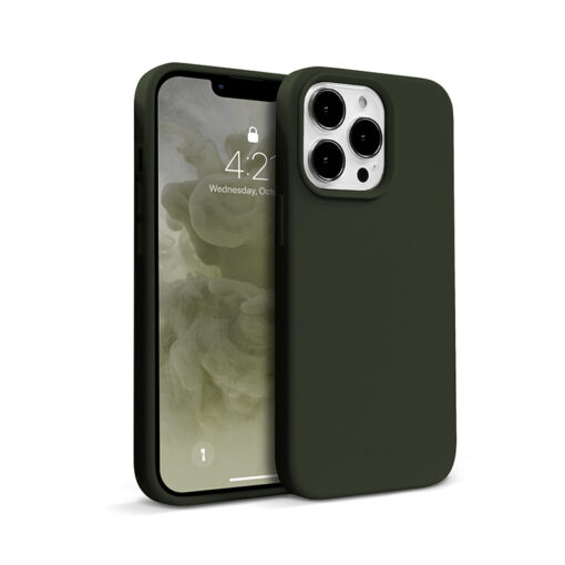 iPhone 13 Pro umbris silikoonist Crong Color Cover Green