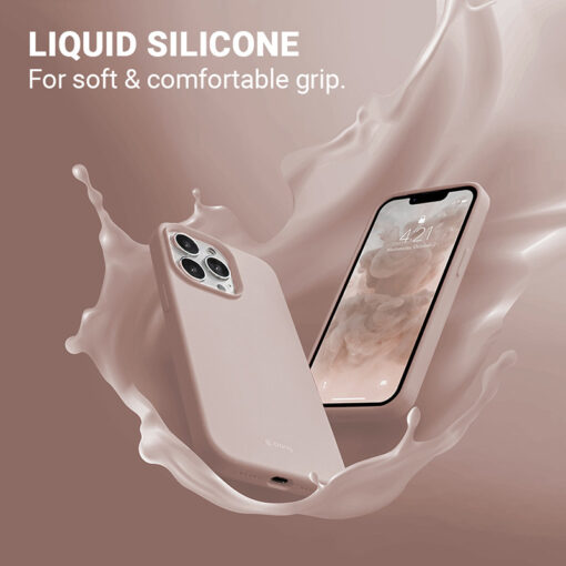 iPhone 13 Pro umbris silikoonist Crong Color Cover Pink Sand 2