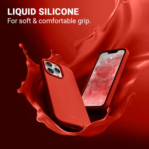 iPhone 13 Pro umbris silikoonist Crong Color Cover Red 4