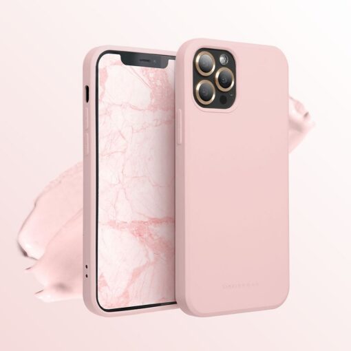 iPhone 14 PLUS umbris Roar Space silikoonist roosa 3