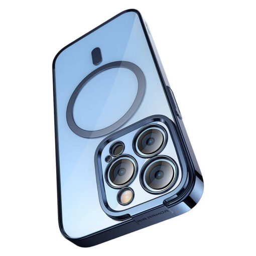 iPhone 14 Pro umbris plastikust Baseus Glitter MagSafe umbris klaas Blue 4