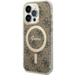 iPhone-14-Pro-umbris-silikoonist-Guess-GUHMP14LH4STW-4G-MagSafe-Brown