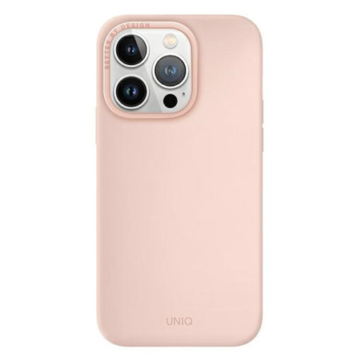 iPhone 14 Pro umbris silikoonist UNIQ Lino Hue Magclick MagSafe Blush Pink 1