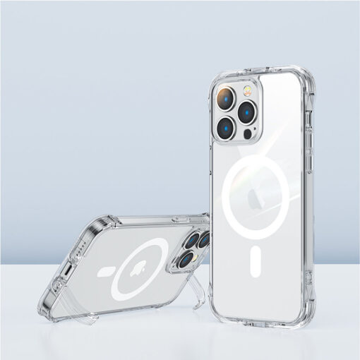 iPhone 14 Pro umbris silikoonist ja plastikust Joyroom Magnetic Defender MagSafe Clear 1