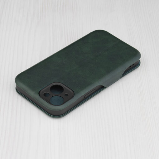 iPhone 14 kaaned kaarditaskuga Safe Wallet Plus roheline 1