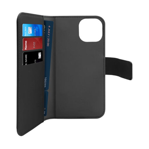 iPhone 14 kaaned kunstnahast ja plastikust PURO Wallet Detachable 2in1 MagSafe Black 2