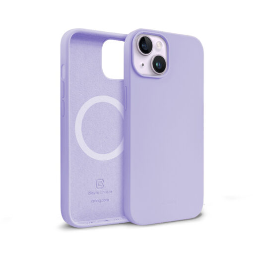 iPhone 14 umbris silikoonist Crong Color Cover Magnetic MagSafe Purple 1