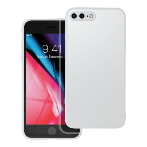 iPhone 7 PLUS 8 PLUS umbris Roar Matte Glass silikoonist servade ja plastikust tagusega hobe