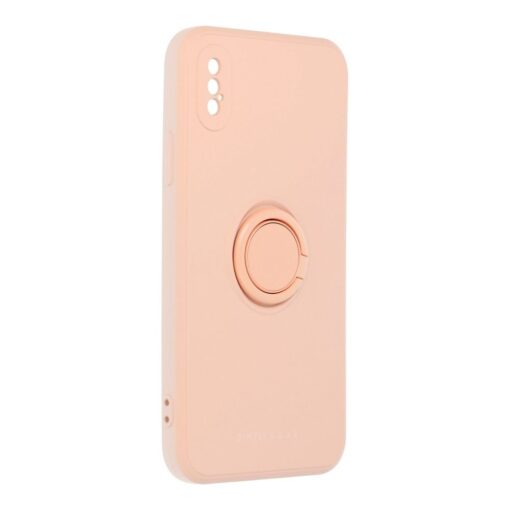 iPhone X Xs umbris Roar Amber silikoonist roosa