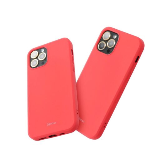 iPhone XR umbris Roar Colorful Jelly silikoonist virsik roosa 2