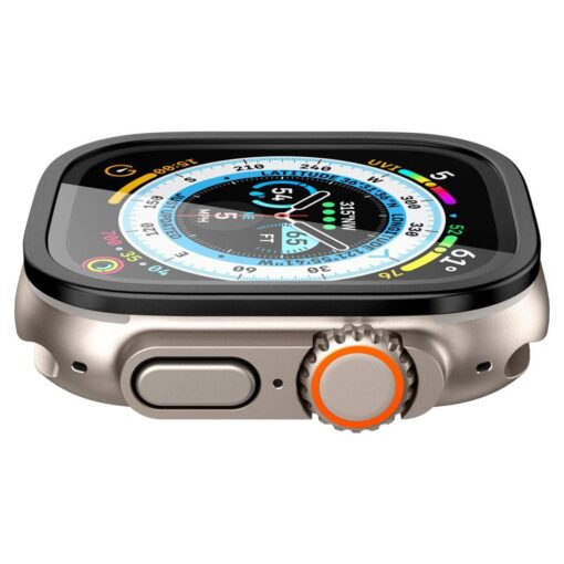 Apple Watch ULTRA 49mm kaitseklaas Spigen Glas.tR Slim PRO must 7