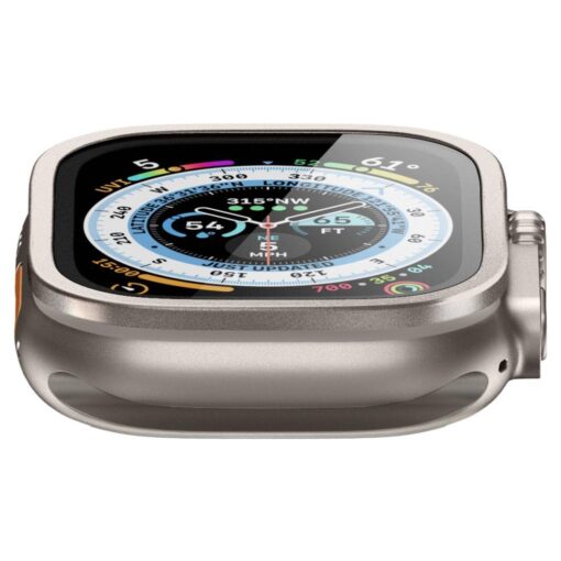 Apple Watch ULTRA 49mm kaitseklaas Spigen Glas.tR Slim PRO titanium 4