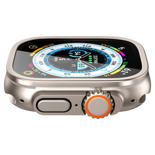 Apple Watch ULTRA 49mm kaitseklaas Spigen Glas.tR Slim PRO titanium 7