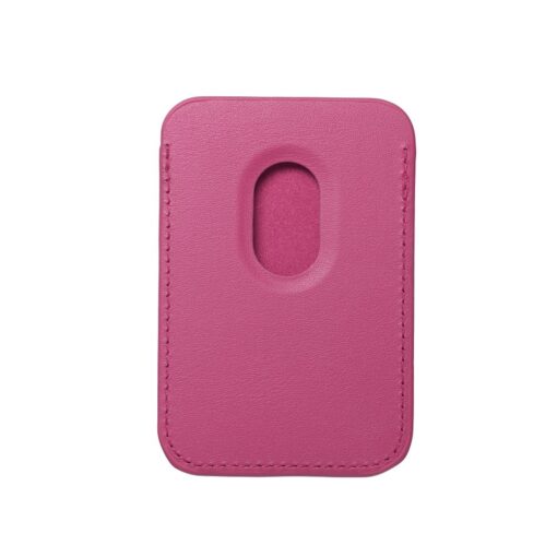 MagSafe kaarditasku kunstnahast roosa 2