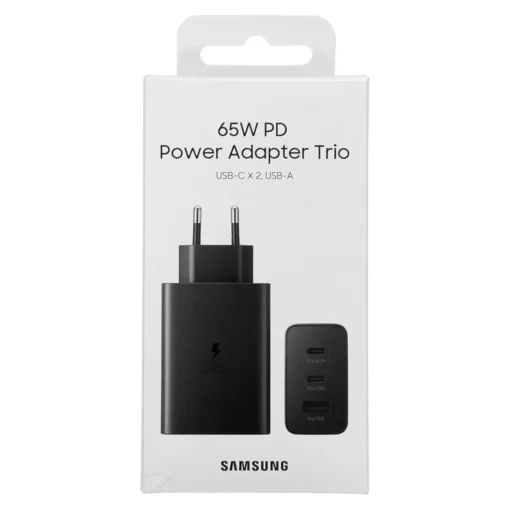 Samsungi kiirlaadija 65W 2x USB C USB PPS Power Delivery PD 65W QC 3.0 AFC FCP must EP T6530NBEGEU 4
