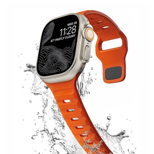 Apple Watch rihm silikoonist Line 4567SE8 4041mm oranz 1
