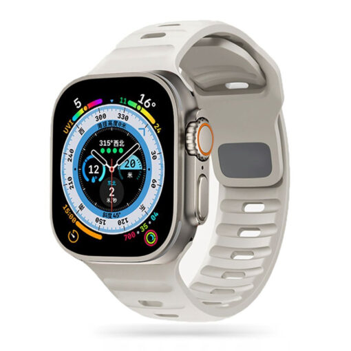 Apple Watch rihm silikoonist Line 4567SE8 4041mm starlight