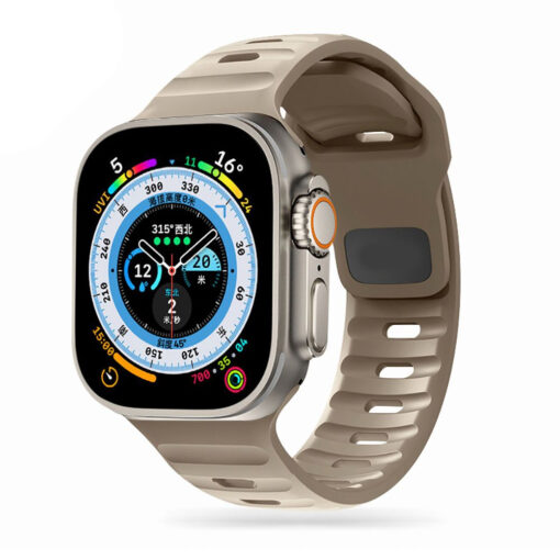 Apple Watch rihm silikoonist Line 4567SE8Ultra 444549mm army sand