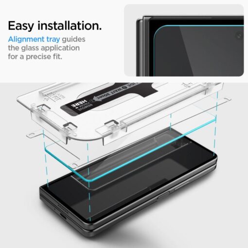Samsung Z Fold 5 kaitseklaas Spigen Glas.tr ez 2tk 7