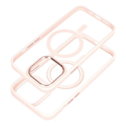 IPHONE 15 PLUS umbris Color Edge MagSafe Cover silikoonist ja plastikust roosa 2