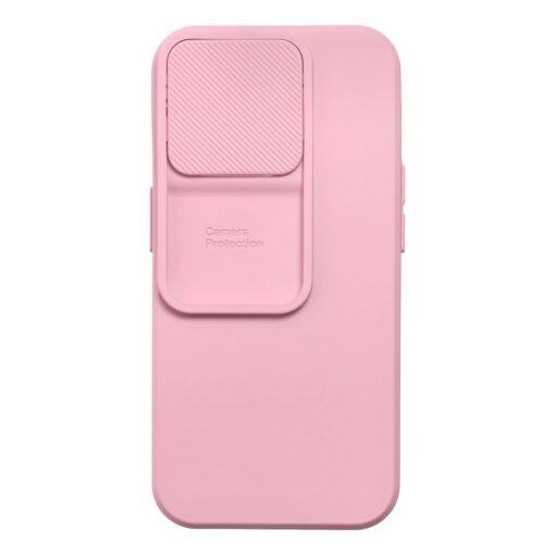 IPHONE 15 PRO umbris SLIDE silikoonist ja plastikust roosa 3