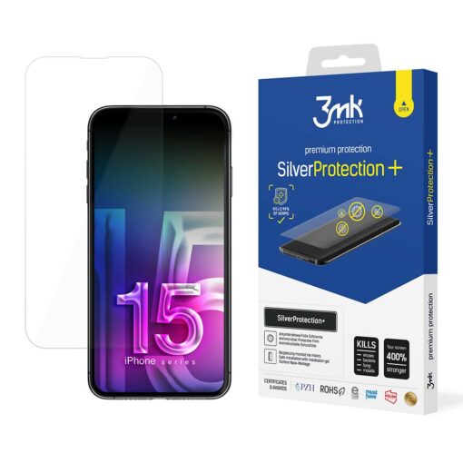 apple iphone 15 3mk silverprotection plus