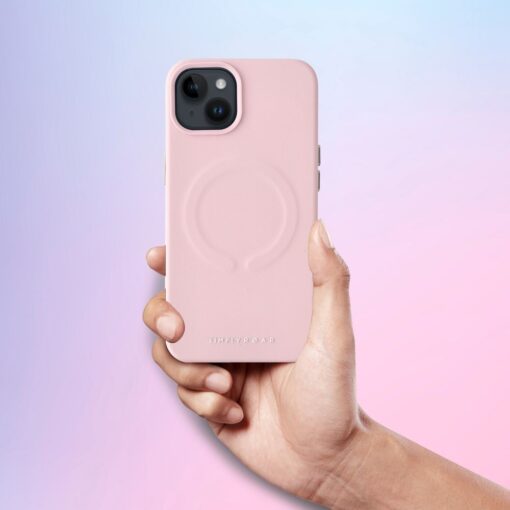 iPhone 12 umbris Roar Leather MagSafe okoloogilisest nahast roosa 5