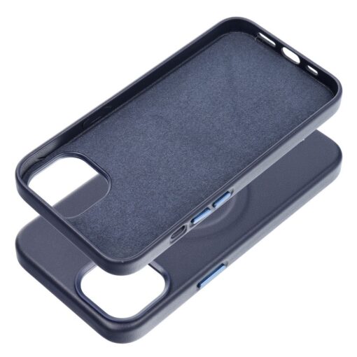 iPhone 14 PRO umbris Roar Leather MagSafe okoloogilisest nahast sinine 1