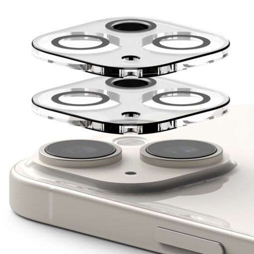 iPhone 15 PLUS kaamera kaitseklaas Ringke Camera Protector Glass 2tk 1
