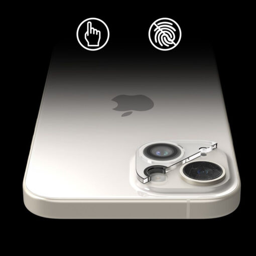 iPhone 15 PLUS kaamera kaitseklaas Ringke Camera Protector Glass 2tk 8