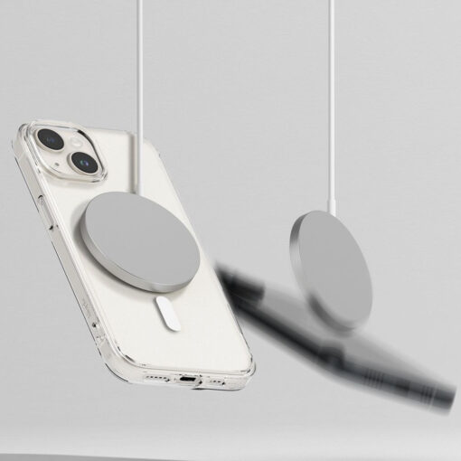 iPhone 15 PLUS umbris Ringke Fusion Magnetic MagSafe plastikust taguse ja silikoonist raamiga matt labipaistev 5