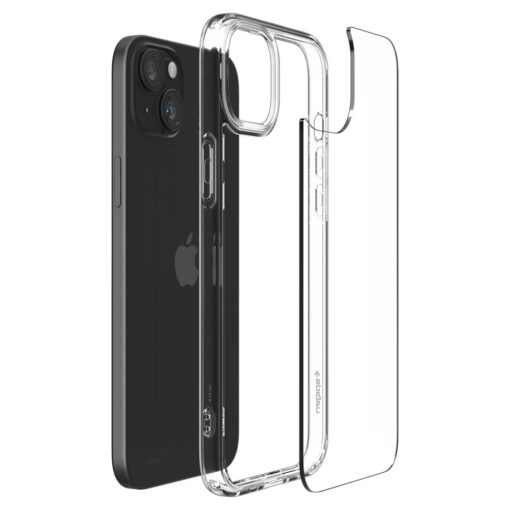 iPhone 15 PLUS umbris Spigen Ultra Hybrid plastikust taguse ja silikoonist raamiga labipaistev 7