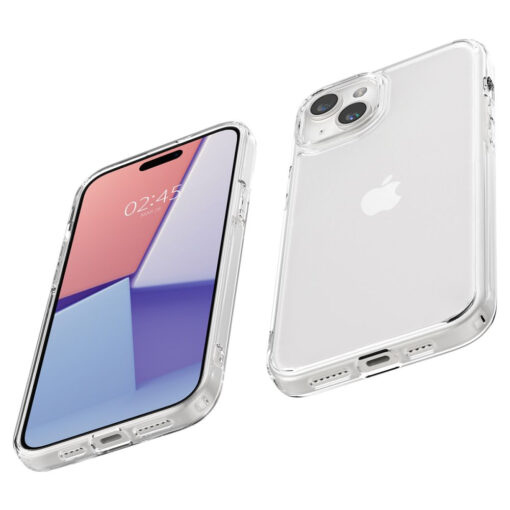 iPhone 15 PLUS umbris Spigen Ultra Hybrid plastikust taguse ja silikoonist raamiga labipaistev 9