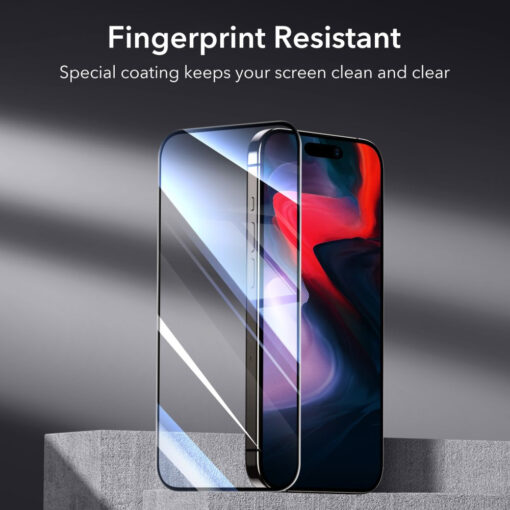 iPhone 15 PRO MAX kaitseklaas ESR Tempered Glass 2tk 8
