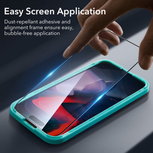 iPhone 15 PRO MAX kaitseklaas ESR Tempered Glass 2tk 9