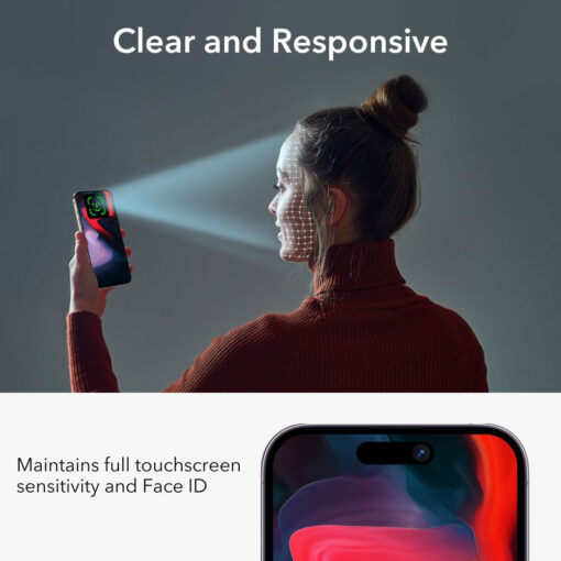 iPhone 15 PRO MAX kaitseklaas privaatsusfiltriga ESR Tempered Glass Privacy 7