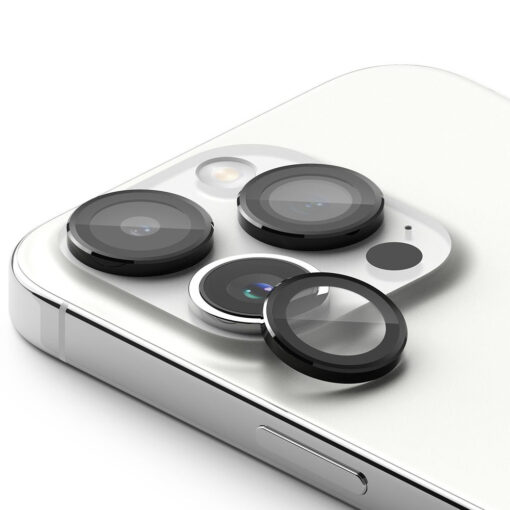 iPhone 15 PRO MAX objektiivi kaitseklaas Ringke Camera Frame Protector must