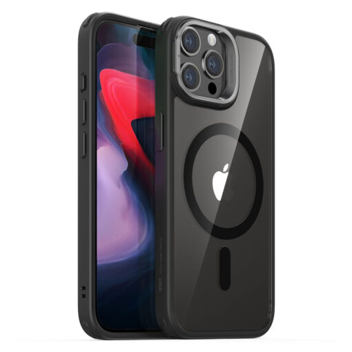 iPhone 15 PRO MAX umbris ESR Classic Kickstand Halolock Magsafe plastikust taguse ja silikoonist raamiga must 1
