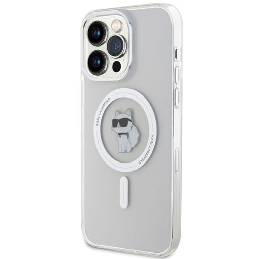iPhone 15 PRO MAX umbris Karl Lagerfeld IML Choupette MagSafe silikoonist labipaistev 1