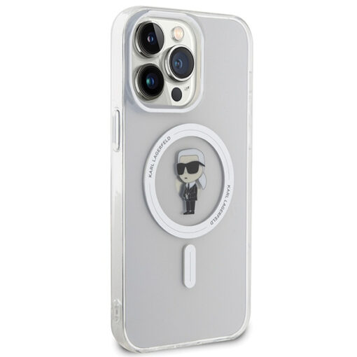 iPhone 15 PRO MAX umbris Karl Lagerfeld IML Ikonik MagSafe silikoonist labipaistev 3