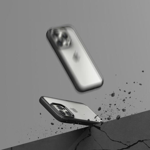 iPhone 15 PRO MAX umbris Ringke Fusion Bold plastikust taguse ja silikoonist raamiga must 7