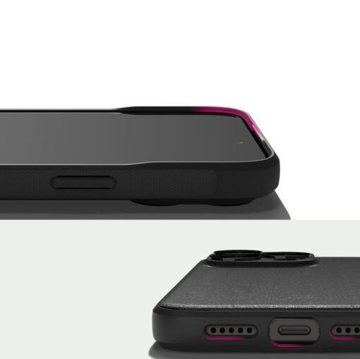 iPhone 15 PRO MAX umbris Ringke Onyx Magnetic MagSafe plastikust taguse ja silikoonist raamiga must 5